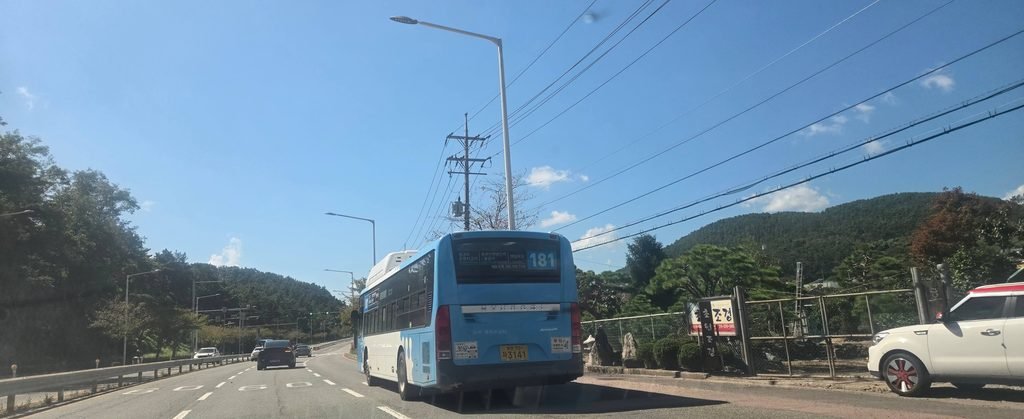 Bus Route 181 View in Busan 
